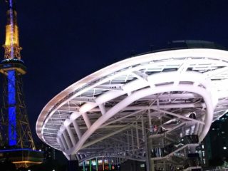 名古屋のオアシス21の夜景